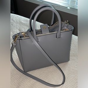Gray Crossbody Bag